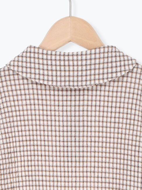 Samansa Mos2 Lagom「チェックプルオーバーシャツ」|シャツ・ブラウス|