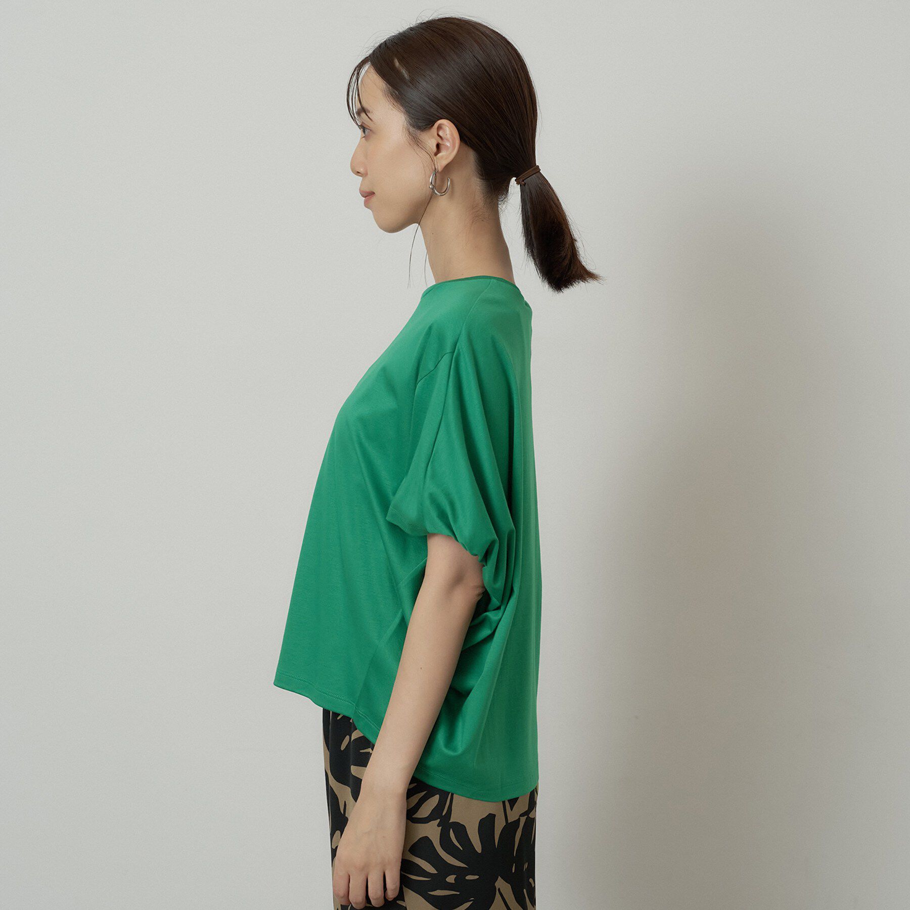 UNTITLED「【汗染み防止/接触冷感】ドルマンプルオーバー」|Tシャツ・カットソー|