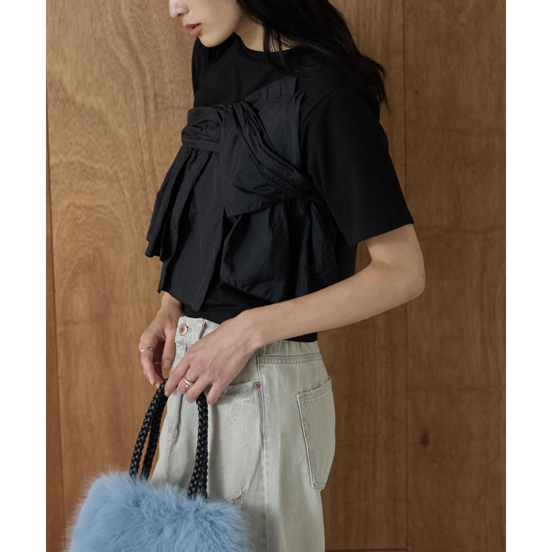 GALLEST「ツイストドッキングTシャツ」|Tシャツ・カットソー|