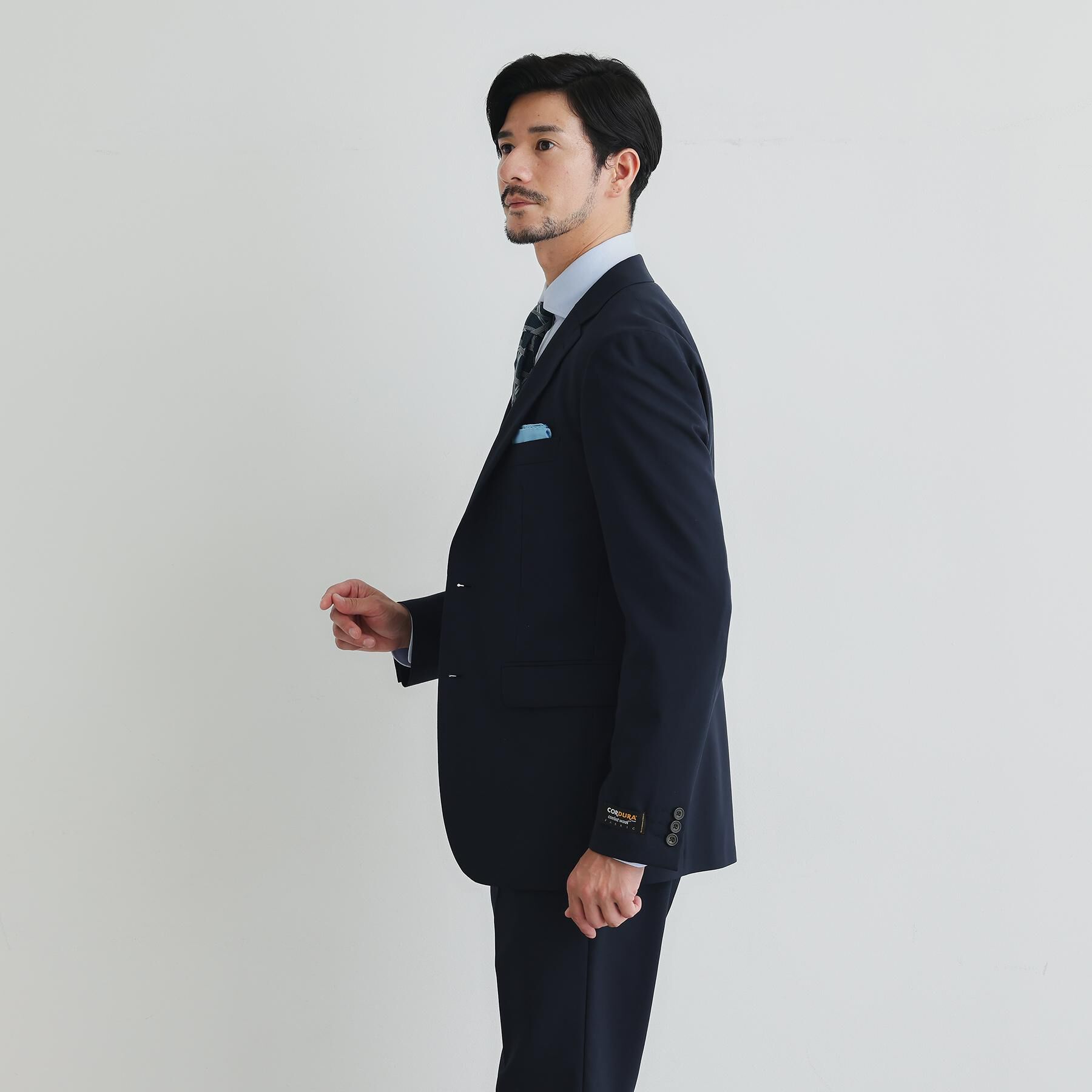 TAKEO KIKUCHI「【Begin掲載】コーデュラ（R）夏素材ウールトロ　ストレッチスーツ」|スーツ|