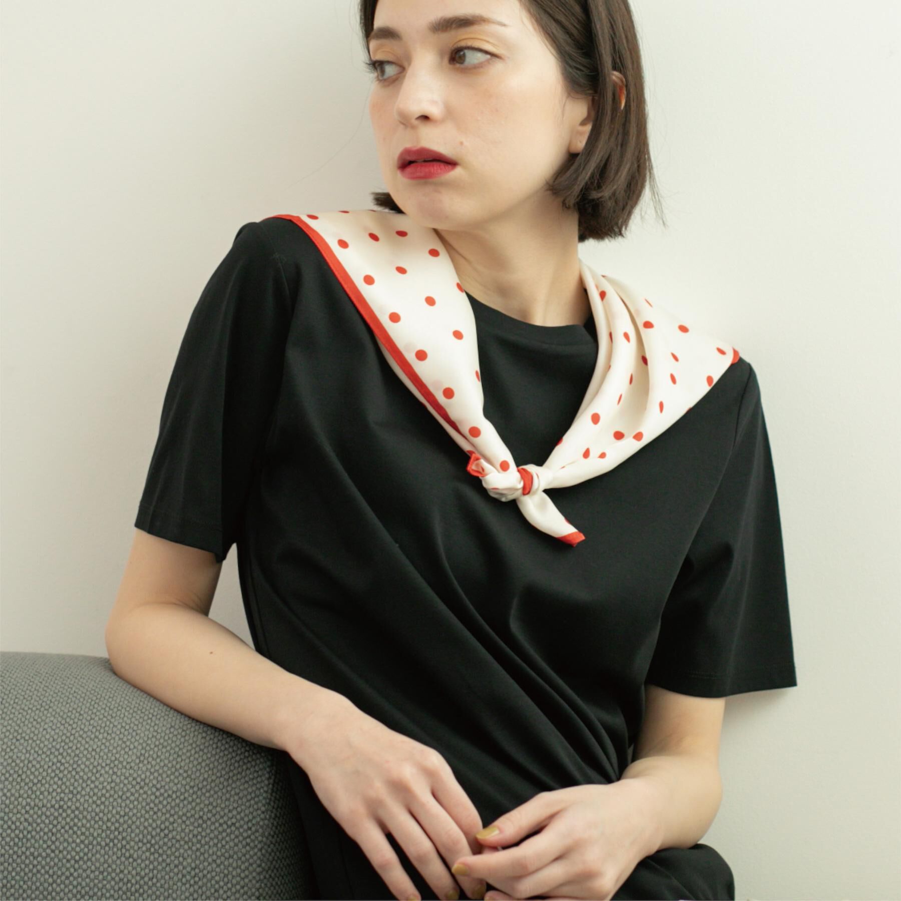 OPAQUE.CLIP「《5色展開／SS-LLサイズ》ベーシッククルーネックTシャツ【接触冷感／洗濯機洗い可】」|Tシャツ・カットソー|