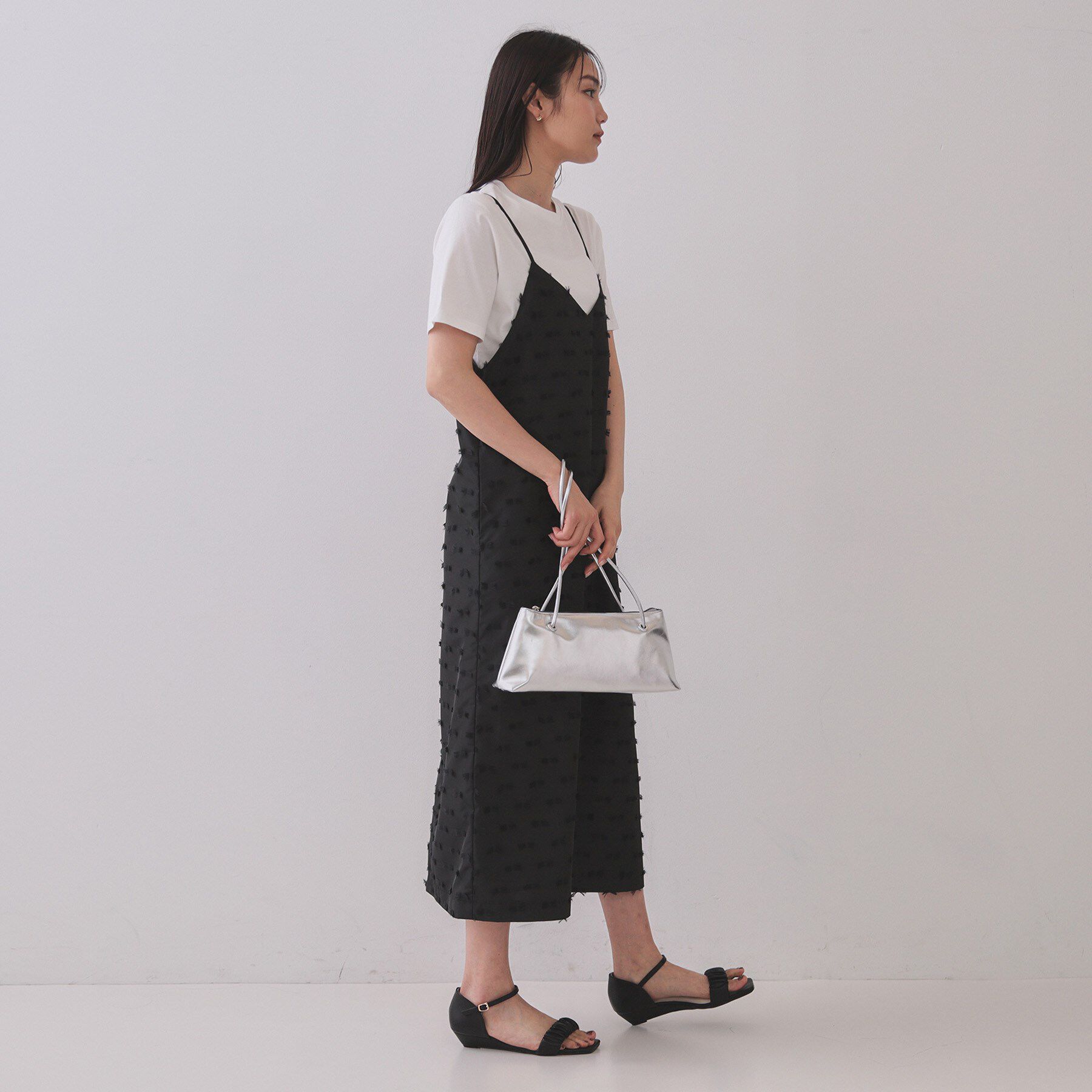 OPAQUE.CLIP「《5色展開／SS-LLサイズ》ベーシッククルーネックTシャツ【接触冷感／洗濯機洗い可】」|Tシャツ・カットソー|