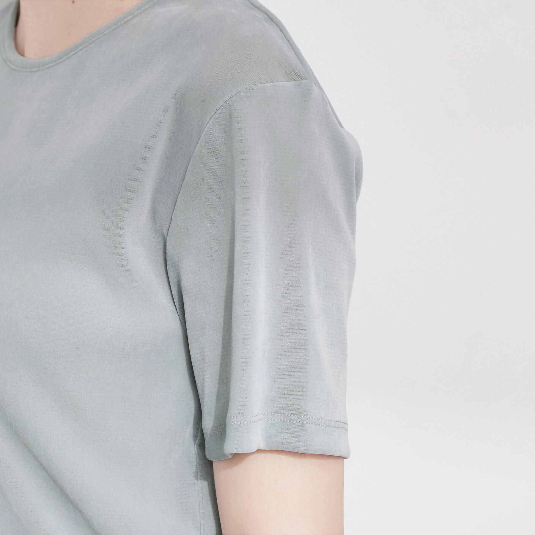OPAQUE.CLIP「フロッキーチュールカットソー【洗濯機OK】」|Tシャツ・カットソー|