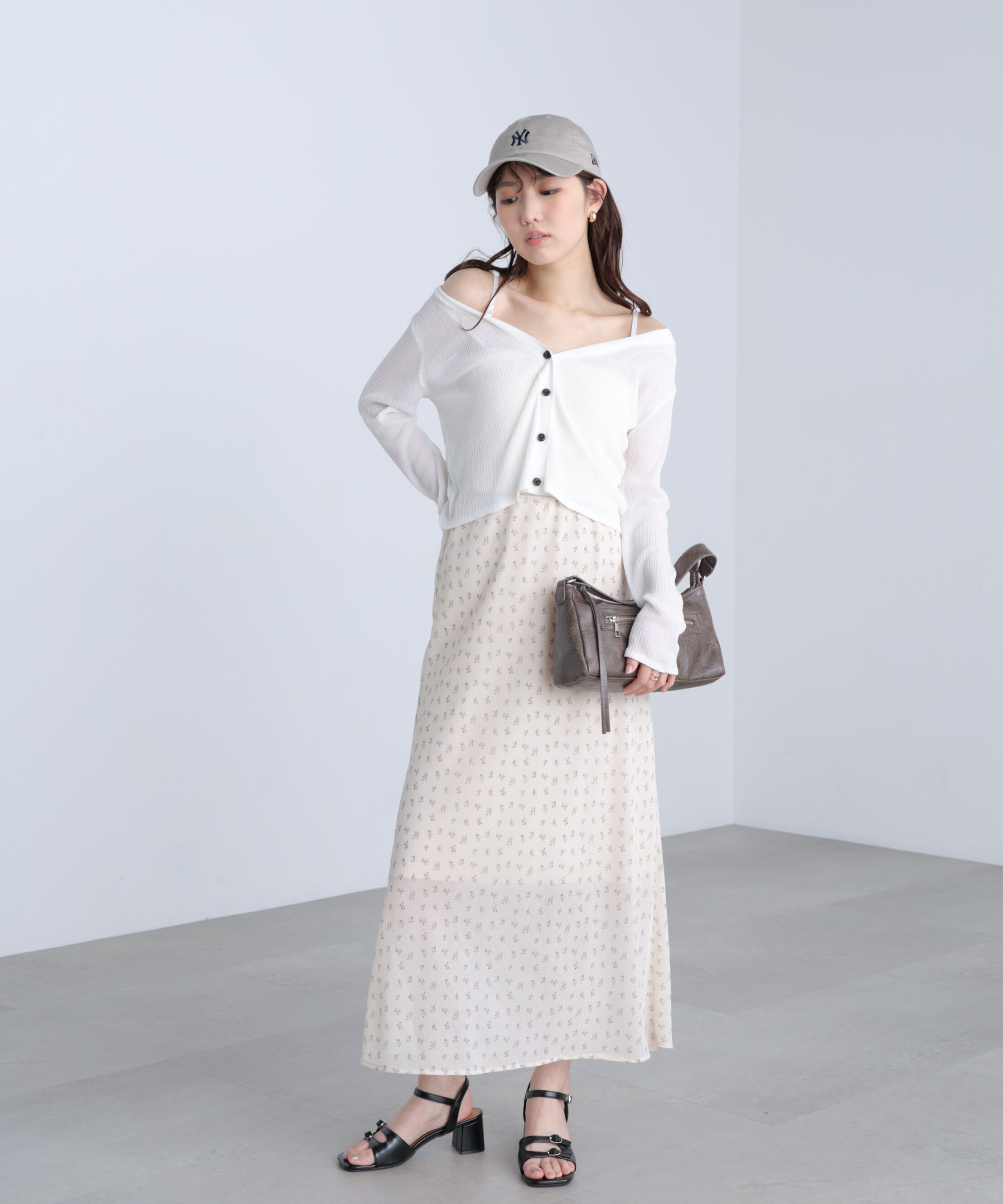  「花柄シアーナロースカート」|スカート|