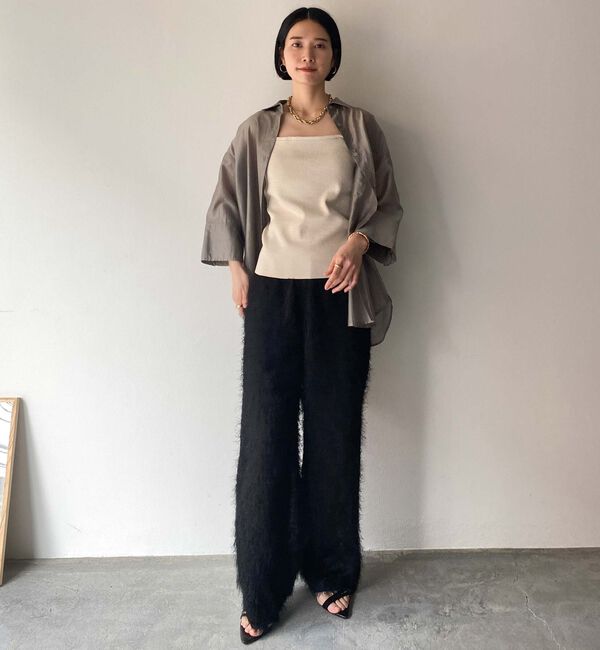 Doux archives「カップ付きニットキャミ」|ニット・セーター|