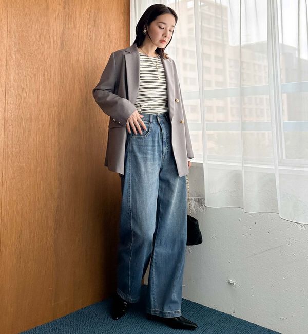 Doux archives「フロントダブルカットソー」|Tシャツ・カットソー|