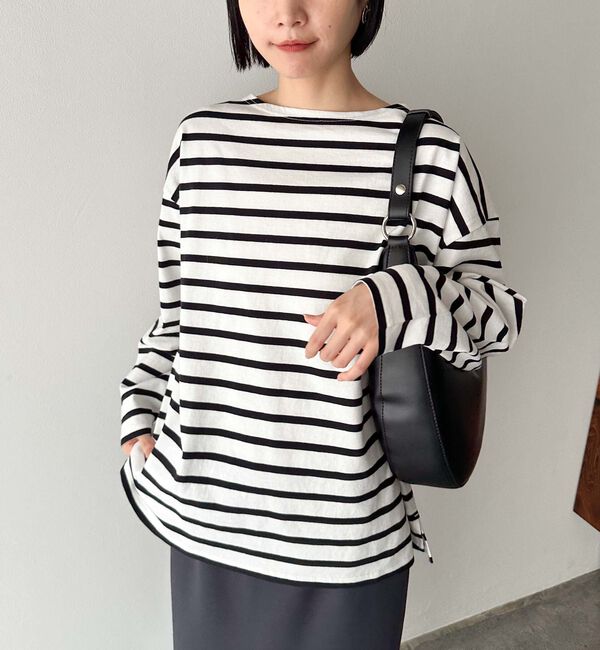 Doux archives「クレイジーボーダーカットソー」|Tシャツ・カットソー|