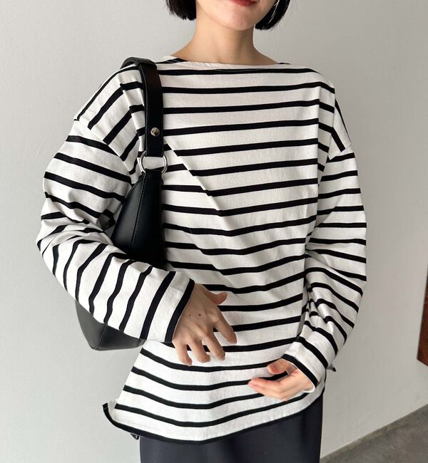Doux archives「クレイジーボーダーカットソー」|Tシャツ・カットソー|