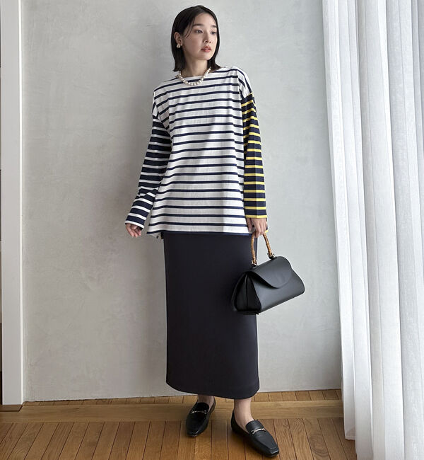 Doux archives「クレイジーボーダーカットソー」|Tシャツ・カットソー|