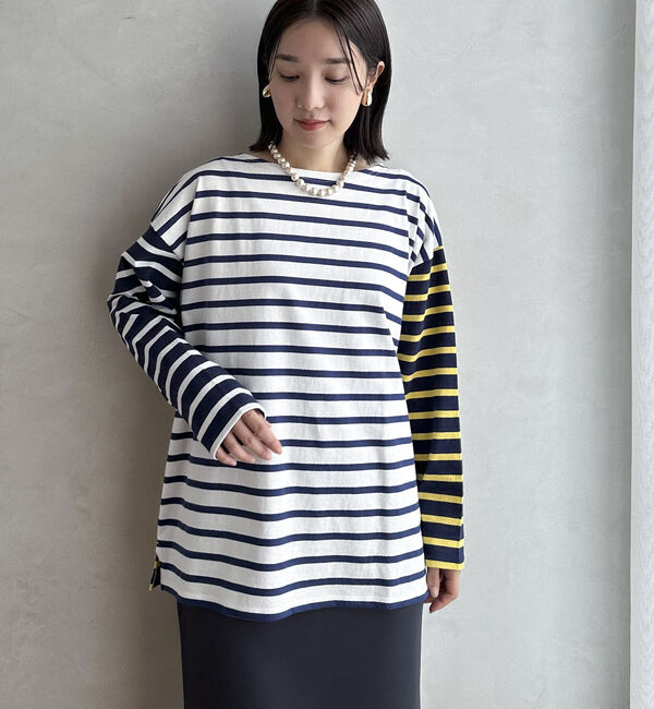Doux archives「クレイジーボーダーカットソー」|Tシャツ・カットソー|