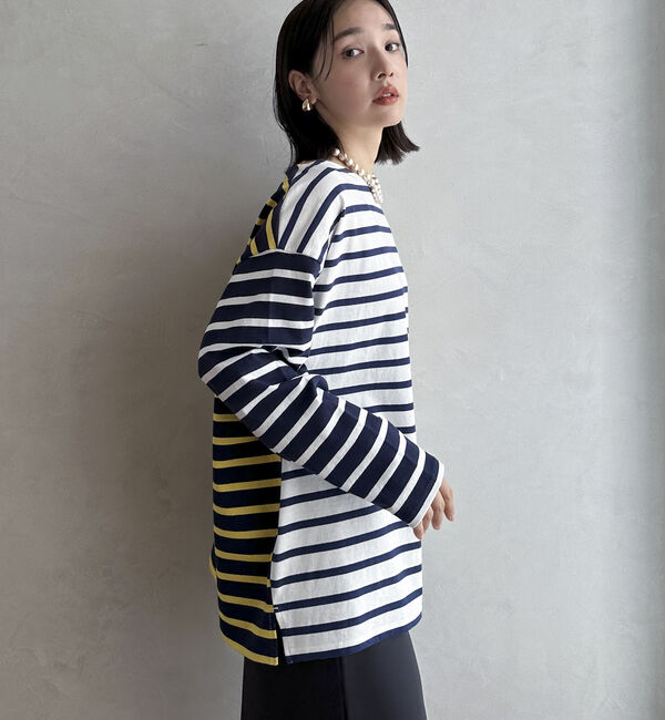 Doux archives「クレイジーボーダーカットソー」|Tシャツ・カットソー|