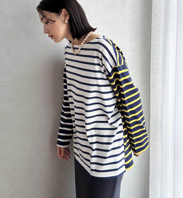 Doux archives「クレイジーボーダーカットソー」|Tシャツ・カットソー|