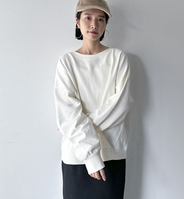 Doux archives「ＵＳコットンボートネックスウェット」|Tシャツ・カットソー|