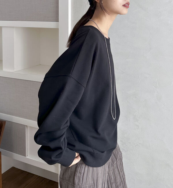 Doux archives「ＵＳコットンボートネックスウェット」|Tシャツ・カットソー|