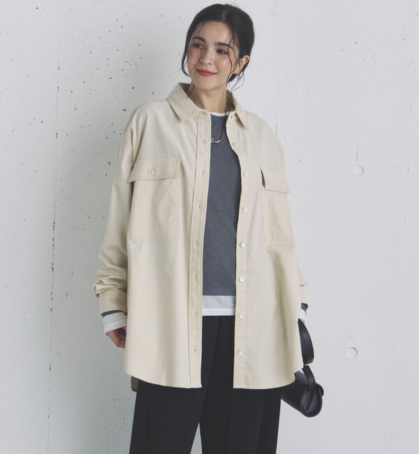 Doux archives「アウトポケットコーデユロイシャツ」|シャツ・ブラウス|