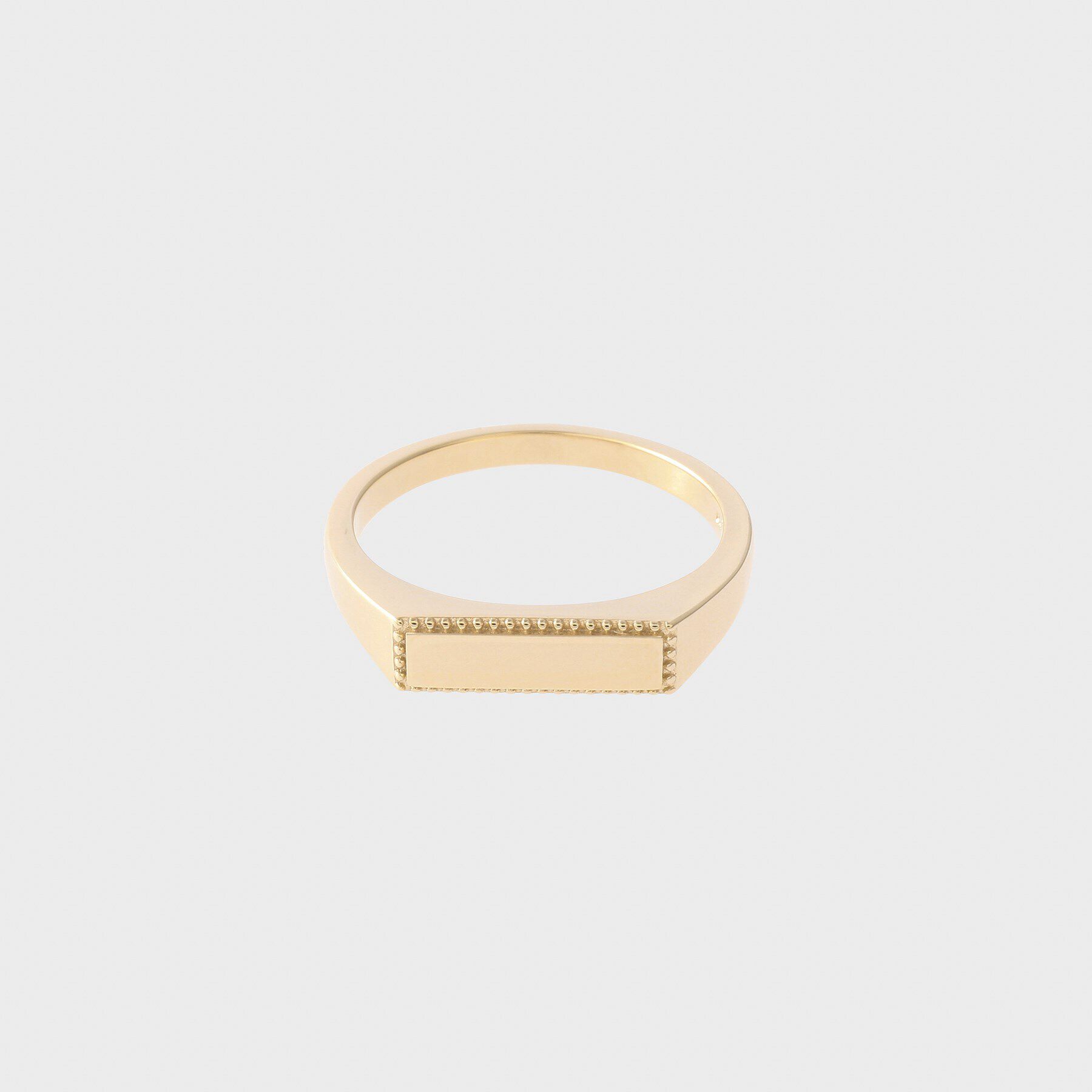 COCOSHNIK「K10シグネットミル リング」|リング|
