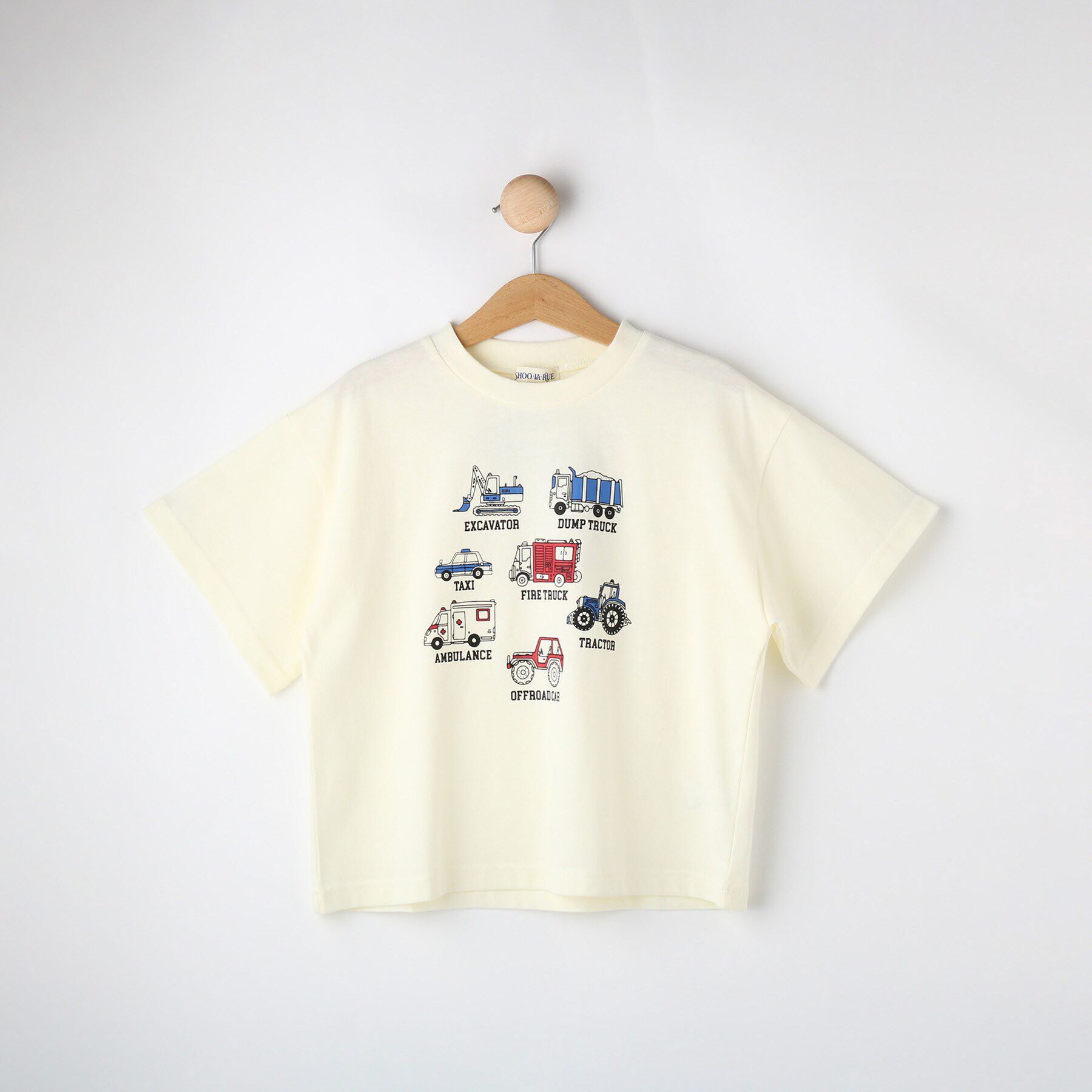 SHOO･LA･RUE「【100-120cm】BOYプリントTシャツ」|Tシャツ・カットソー|オフホワイト(003