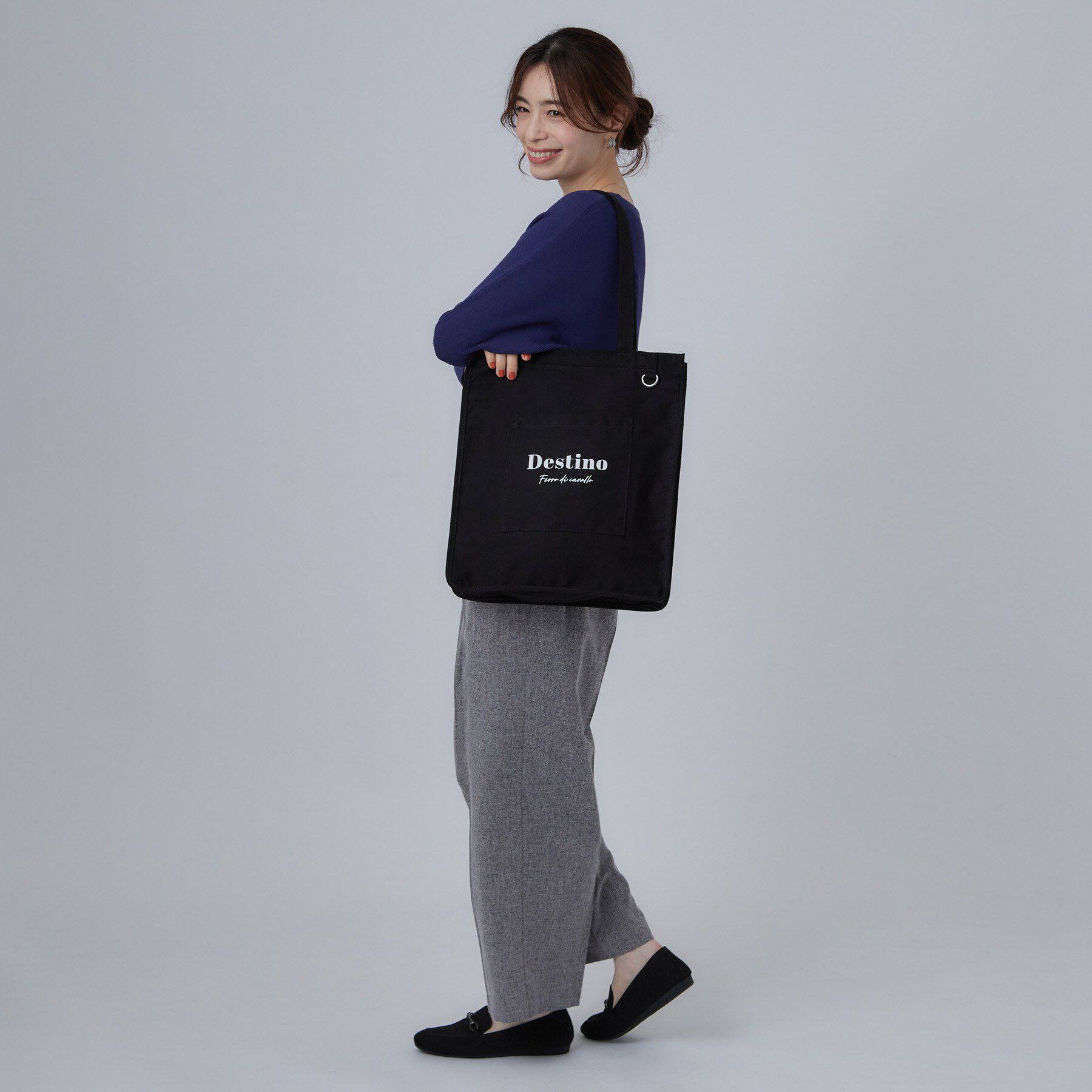 SHOO･LA･RUE「【推し活もできる／うちわが入る】キャンバストートバッグ」|トートバッグ|