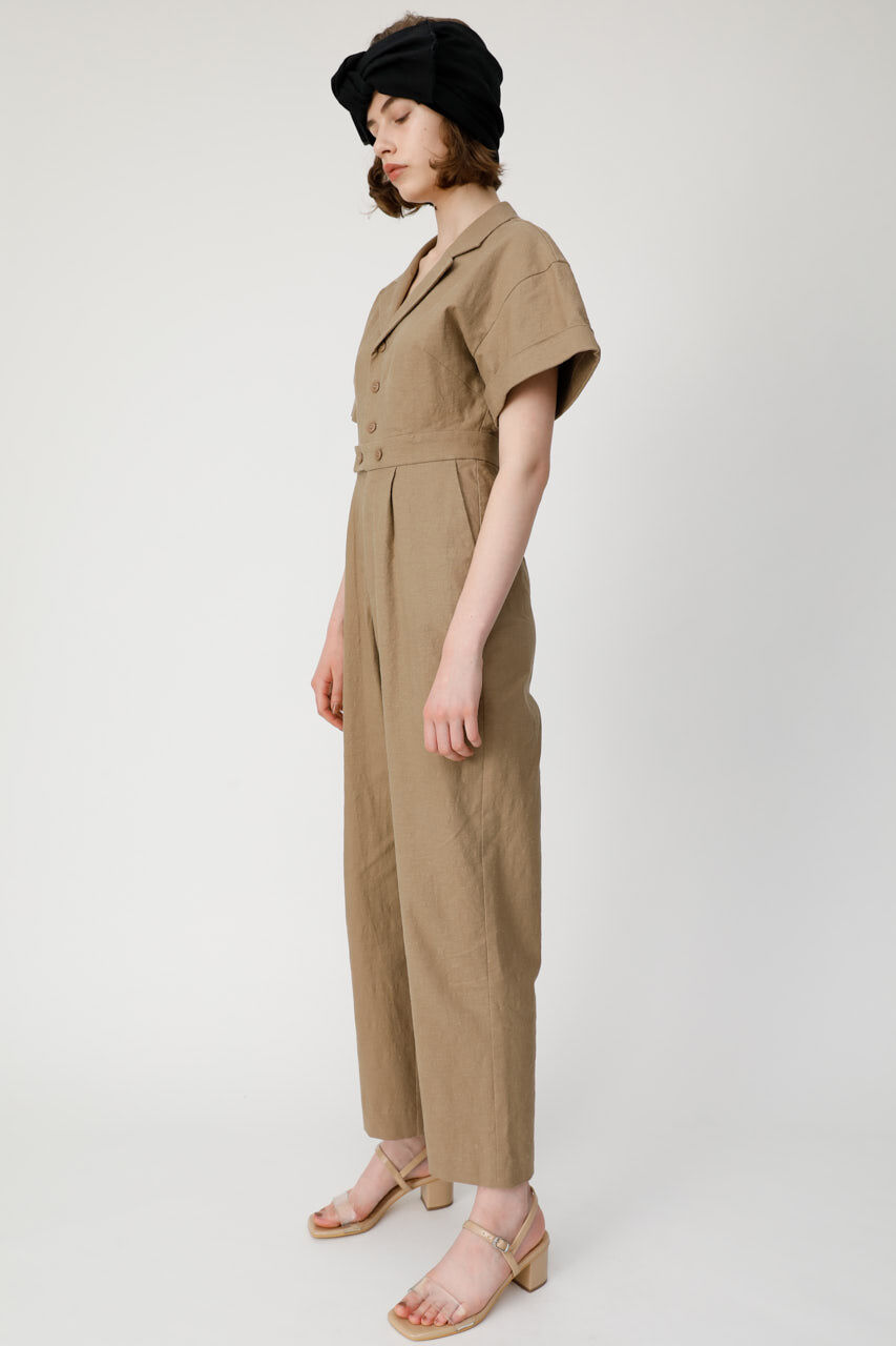 MOUSSY「LINEN BLEND SHIRT オールインワン」|その他|
