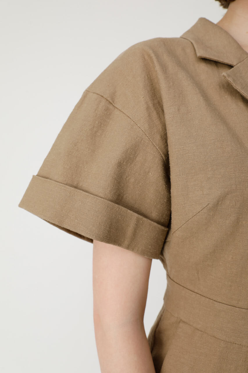 MOUSSY「LINEN BLEND SHIRT オールインワン」|その他|