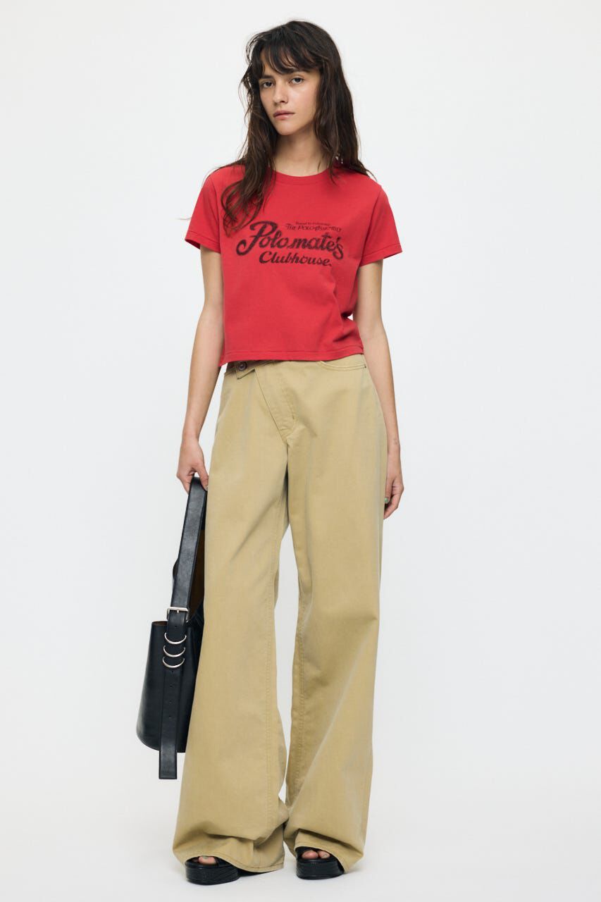 MOUSSY「CROSS CHINO WIDE STRAIGHT」|デニム|