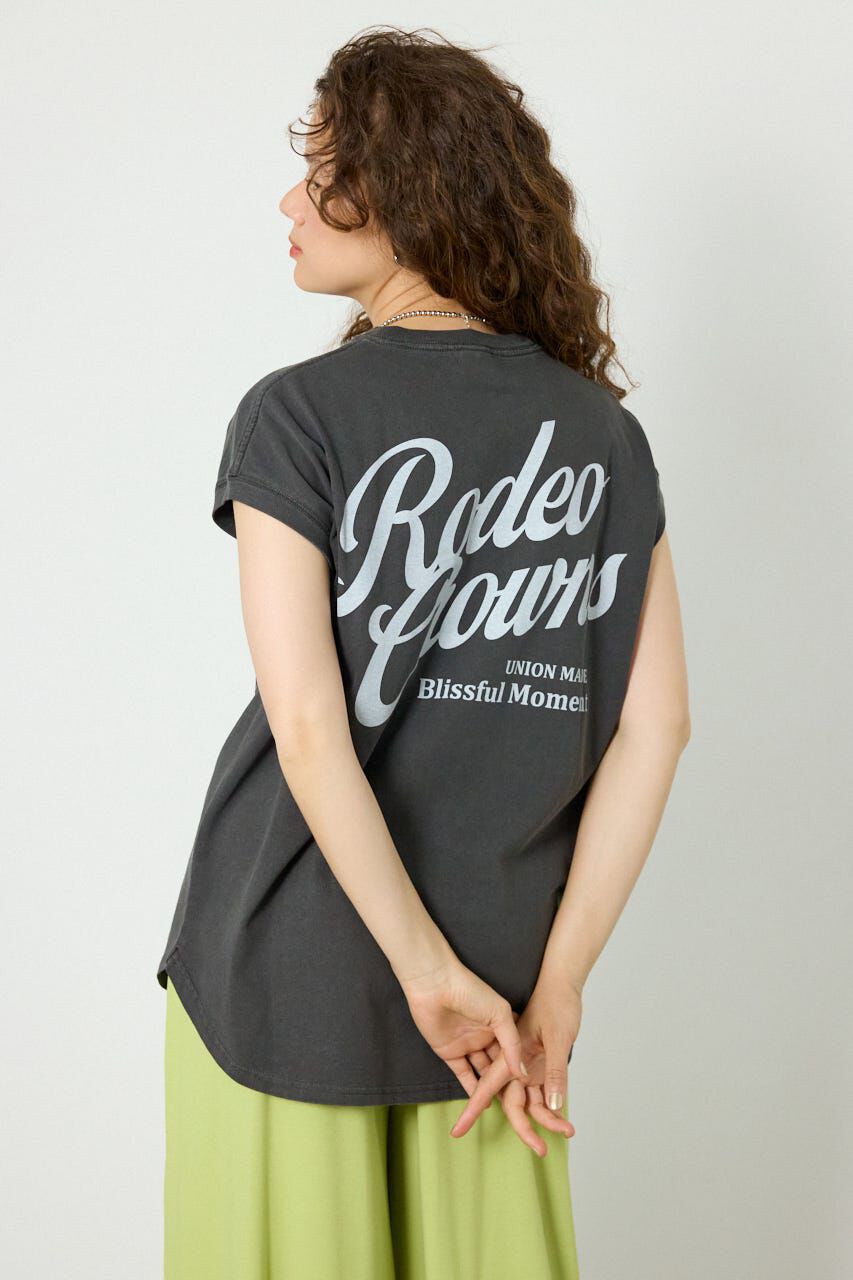 RODEO CROWNS「スクリプトロゴノースリーブトップス」|タンクトップ|C.GRY