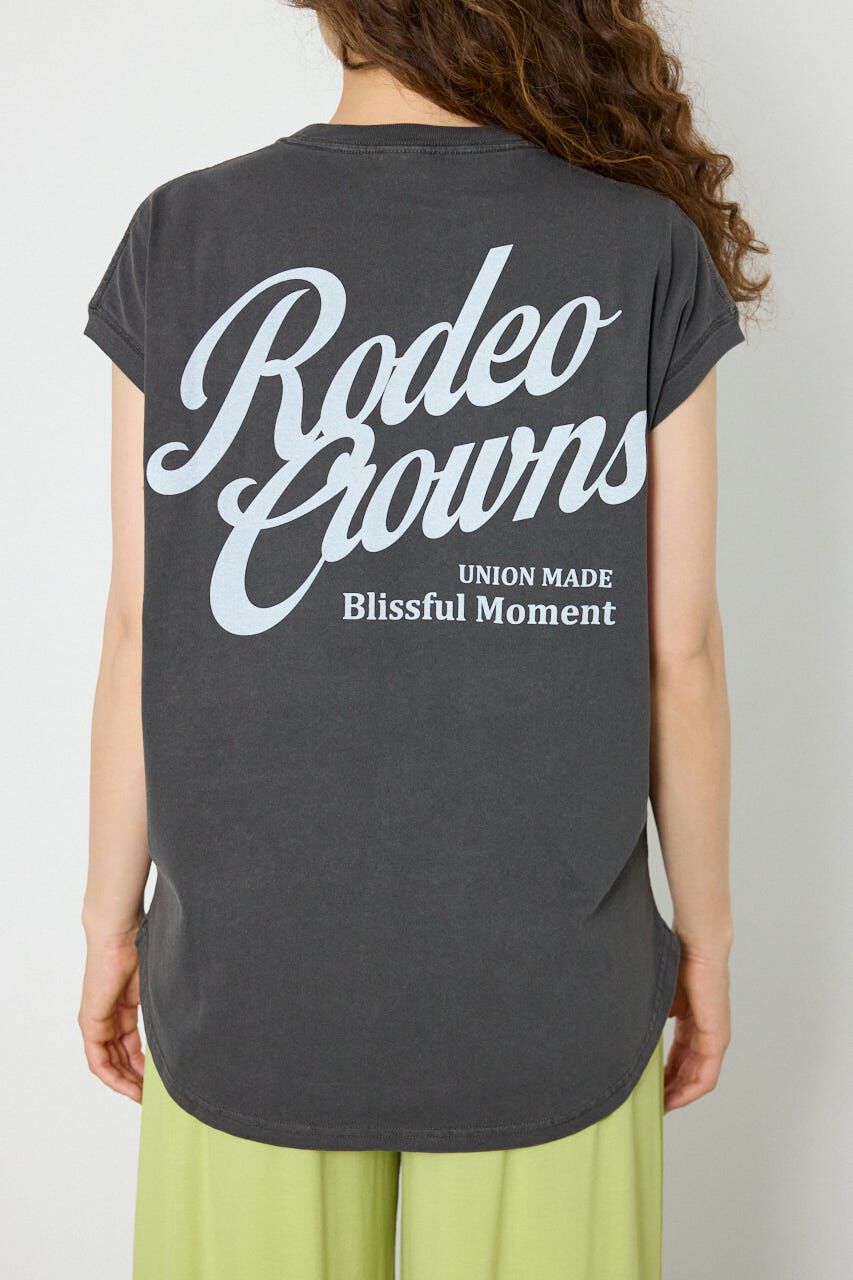 RODEO CROWNS「スクリプトロゴノースリーブトップス」|タンクトップ|