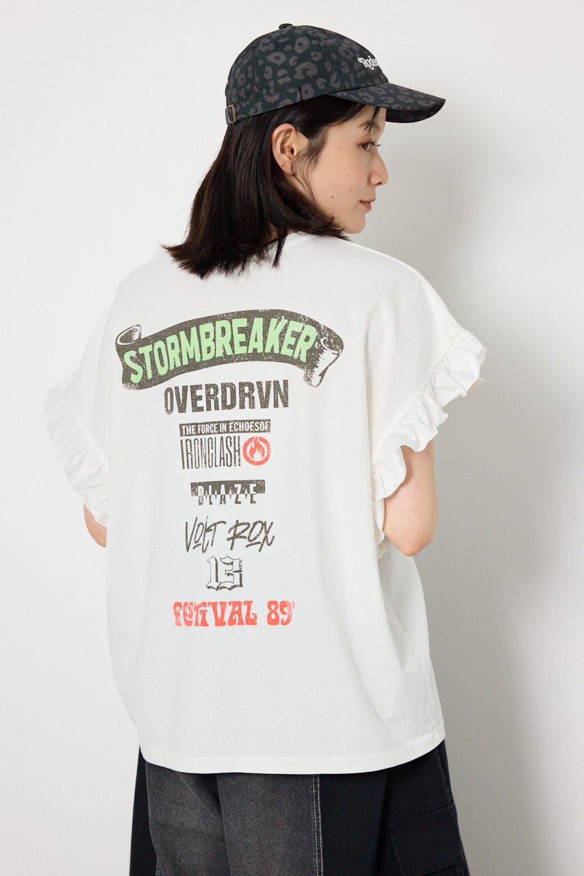RODEO CROWNS「Vintage アソートフリル Tシャツ」|Tシャツ・カットソー|O/WHT1