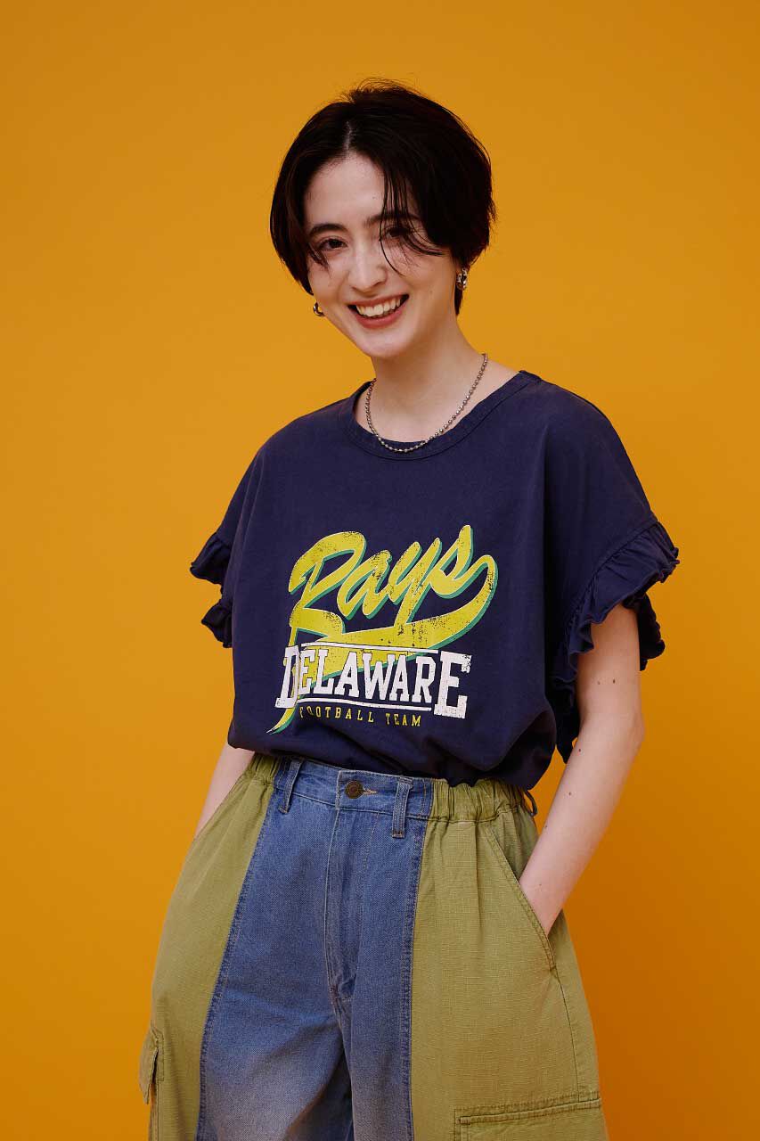 RODEO CROWNS「Vintage アソートフリル Tシャツ」|Tシャツ・カットソー|NVY