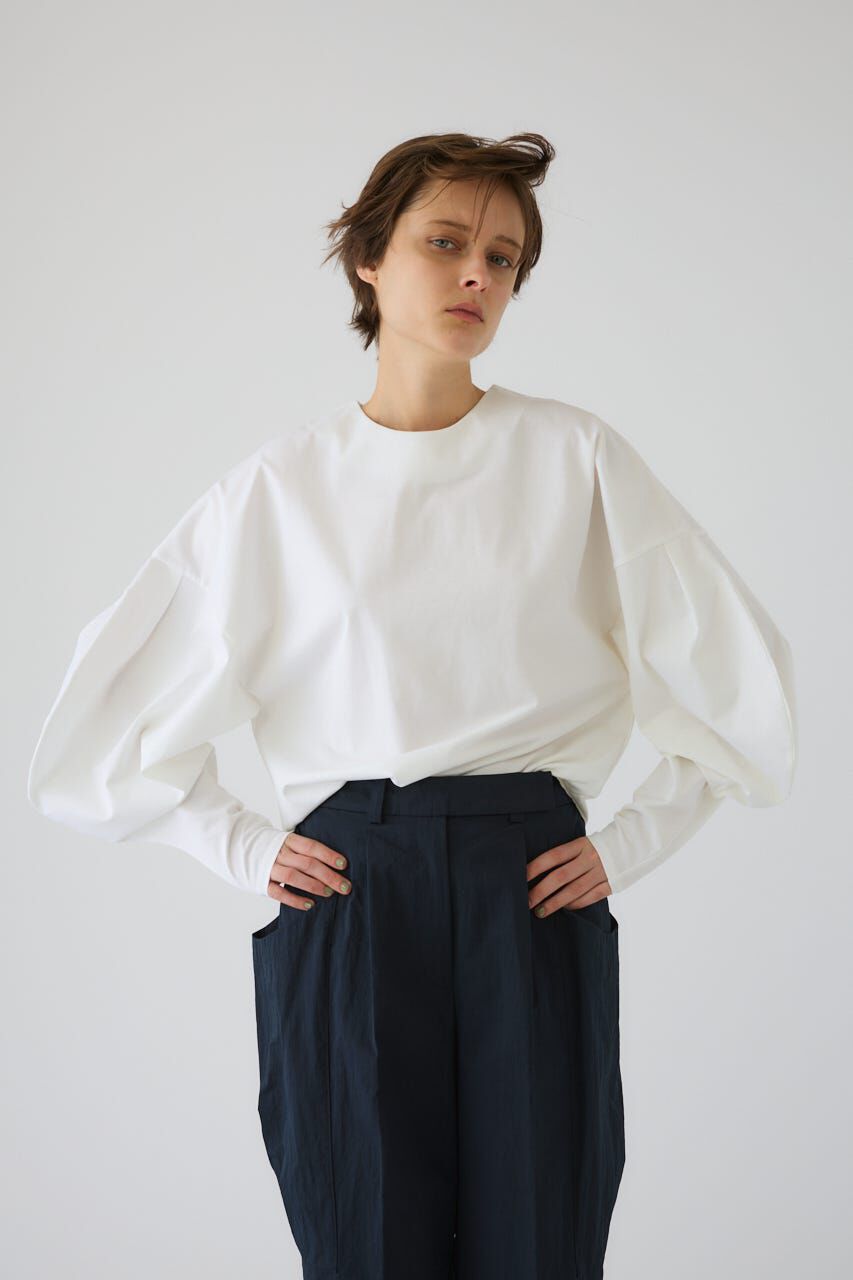 RIM.ARK 「Curved line cotton tops」|Tシャツ・カットソー|