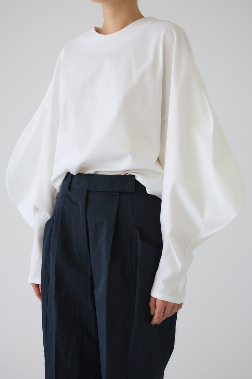 RIM.ARK 「Curved line cotton tops」|Tシャツ・カットソー|