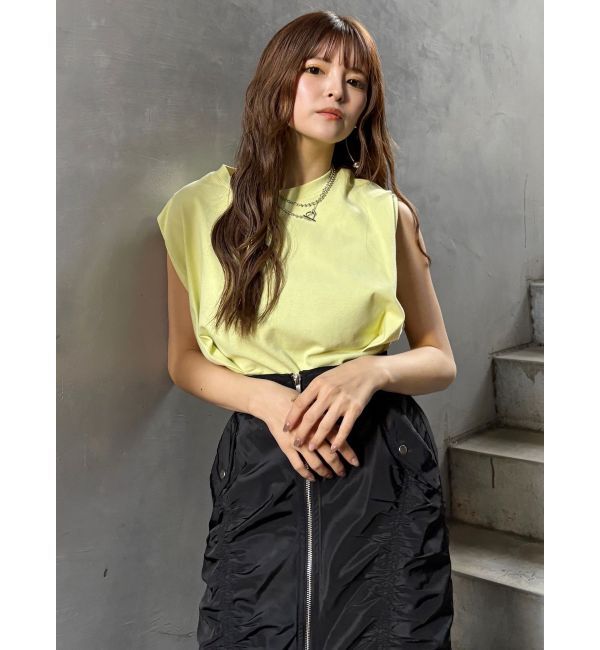 MURUA「ウエストタックノースリトップス」|Tシャツ・カットソー|