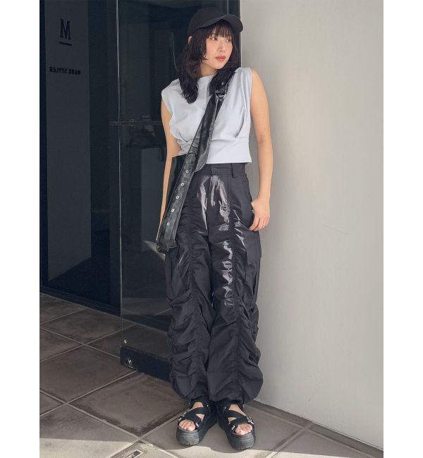 MURUA「ウエストタックノースリトップス」|Tシャツ・カットソー|