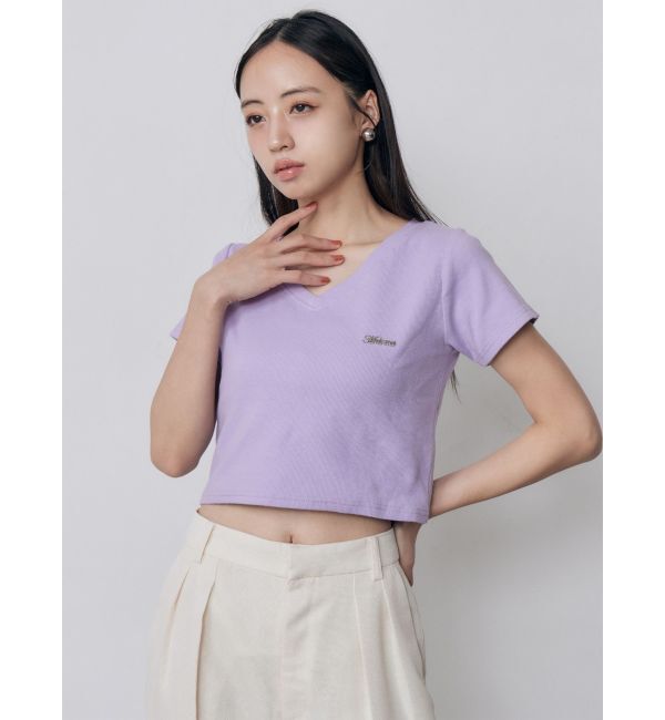 MURUA「ライティングロゴプレートTシャツ」|Tシャツ・カットソー|