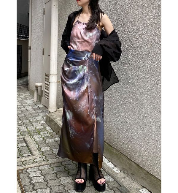 MURUA「【LIA KIMURA&times;MURUA】ホルターキャミワンピース」|ワンピース|