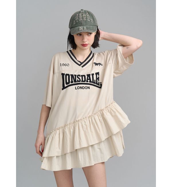 jouetie「【LONSDALE&times;jouetie】ユニフォームワンピース」|ワンピース|