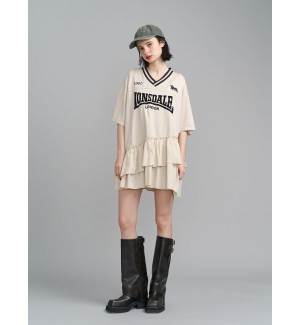jouetie「【LONSDALE&times;jouetie】ユニフォームワンピース」|ワンピース|