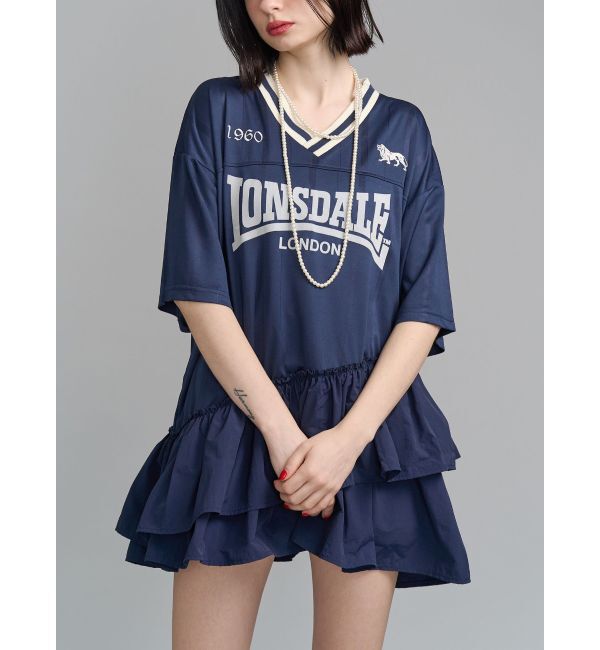 jouetie「【LONSDALE&times;jouetie】ユニフォームワンピース」|ワンピース|