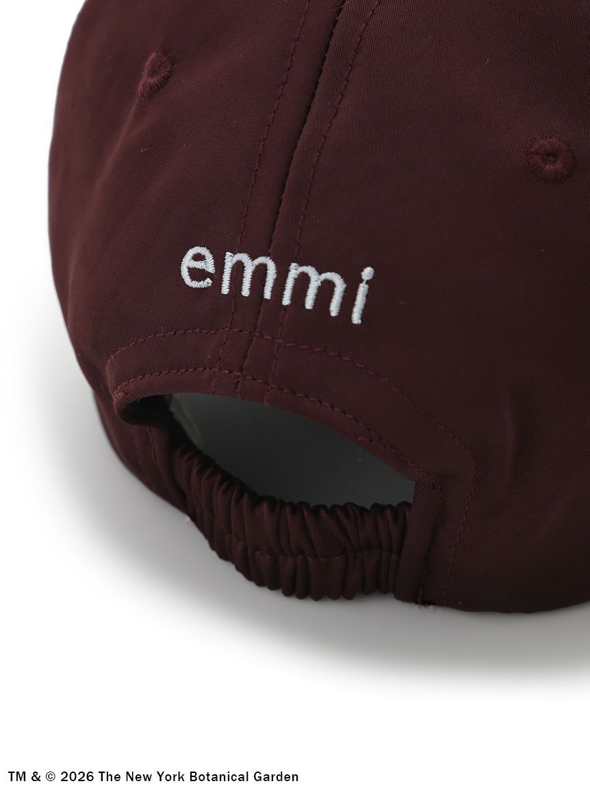 emmi atelier「【emmi&times;NYBG】サテンロゴキャップ」|キャップ・キャスケット|