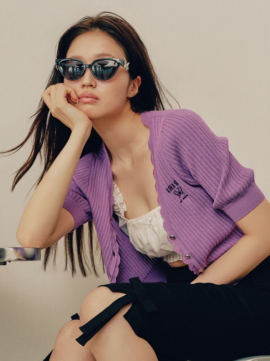 LILY BROWN「【LILY BROWN&times;ANNA SUI】レースニットカーディガン」|カーディガン|PPL