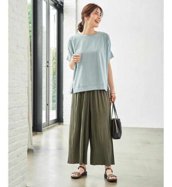 ikka「【お得だ値】冷感ショルダータックプルオーバー」|その他|