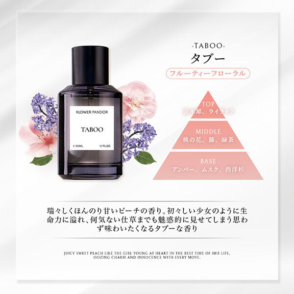  「KLOWER PANDOR ファーストタイムシリーズ タブー (50ml)」|香水・フレグランス|