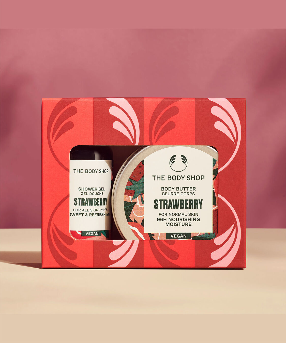 THE BODY SHOP「ミニボディケアギフト ST（香り：ストロベリー）」|キット・セット|