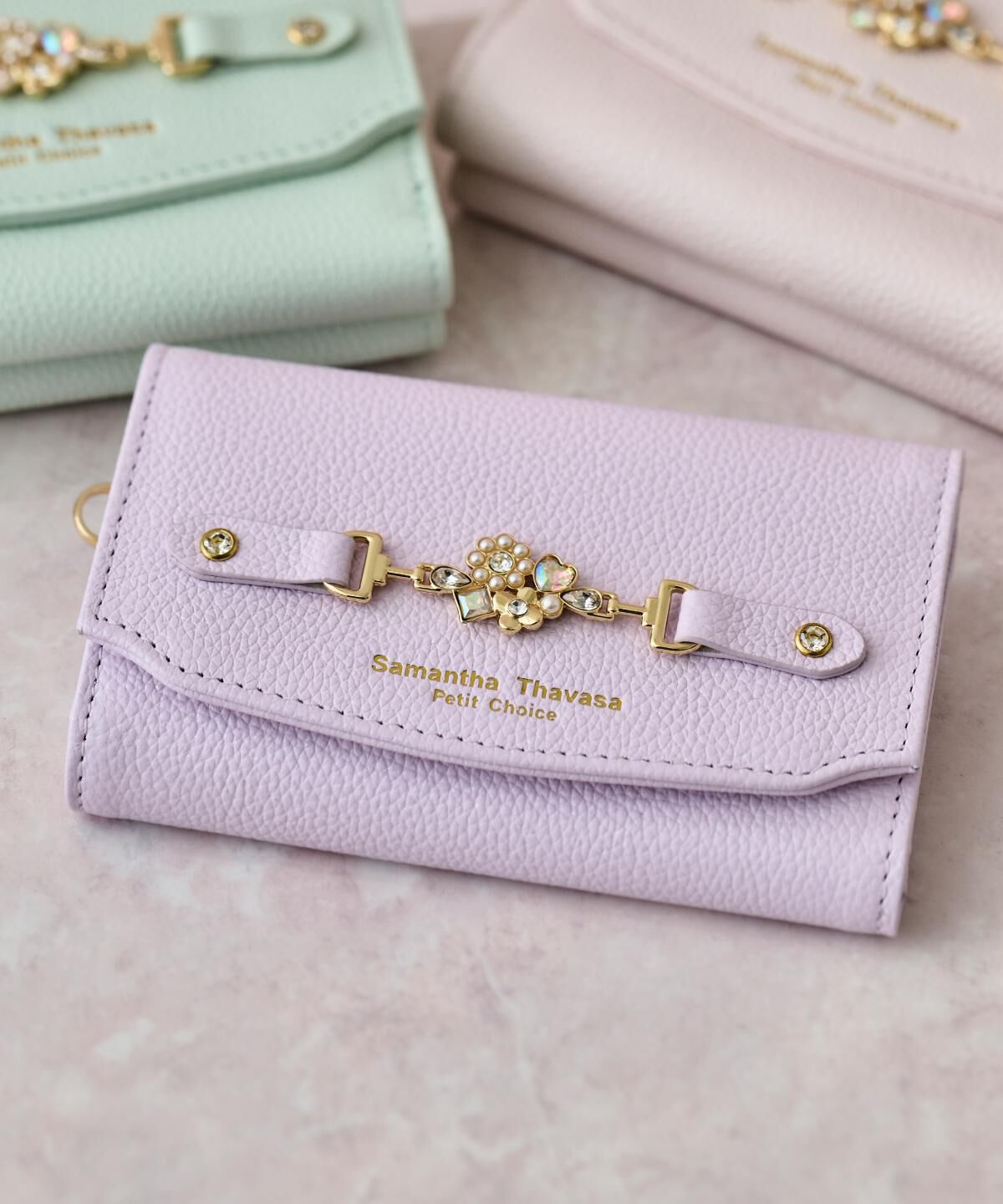 Samantha Thavasa Petit Choice「フラワービット キーケース」|キーケース|