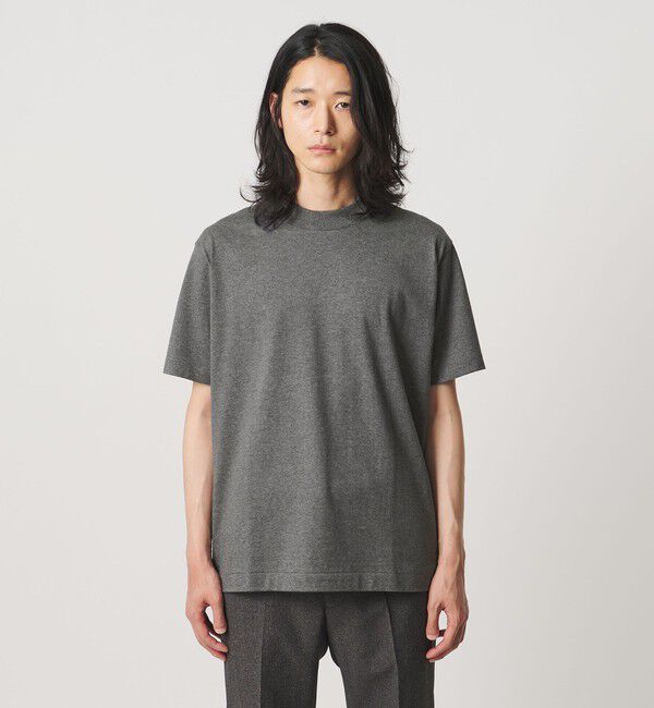 UNITED ARROWS「SARROWS/サローズ オーガニックコットン モックネック Tシャツ」|Tシャツ・カットソー|