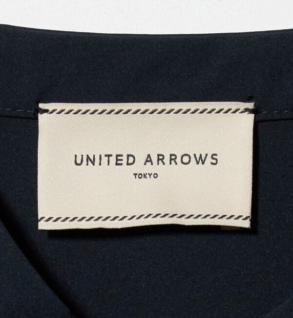 UNITED ARROWS「スカラップ フリル ブラウス ‐はっ水 UVカット 防しわ ウォッシャブル‐」|シャツ・ブラウス|