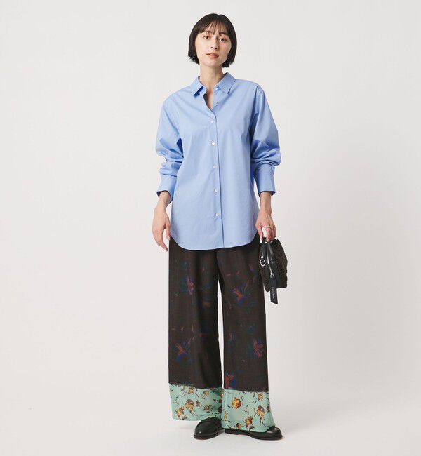 UNITED ARROWS「フラワー パネル プリント パンツ ‐ウォッシャブル‐」|チノ|