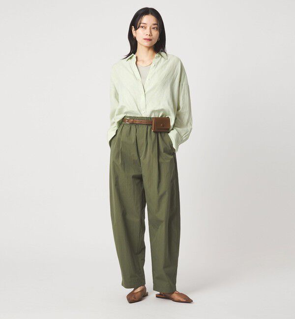 UNITED ARROWS green label relaxing「［size SHORTあり］リネンバランスシャツ」|シャツ・ブラウス|