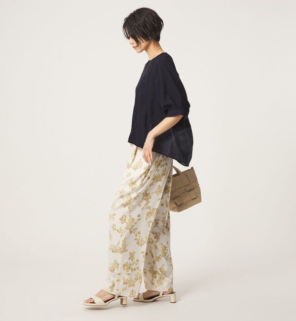 UNITED ARROWS green label relaxing「［size SHORTあり］fleurie(フルリー) フォルム ショートスリーブ ブラウス」|シャツ・ブラウス|