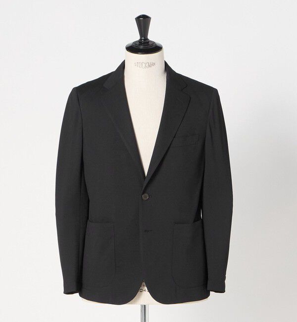 UNITED ARROWS green label relaxing「ポリエステル ジャージ カノコ 2B ジャケット -ウォッシャブル・ストレッチ・吸水速乾-」|テーラードジャケット|